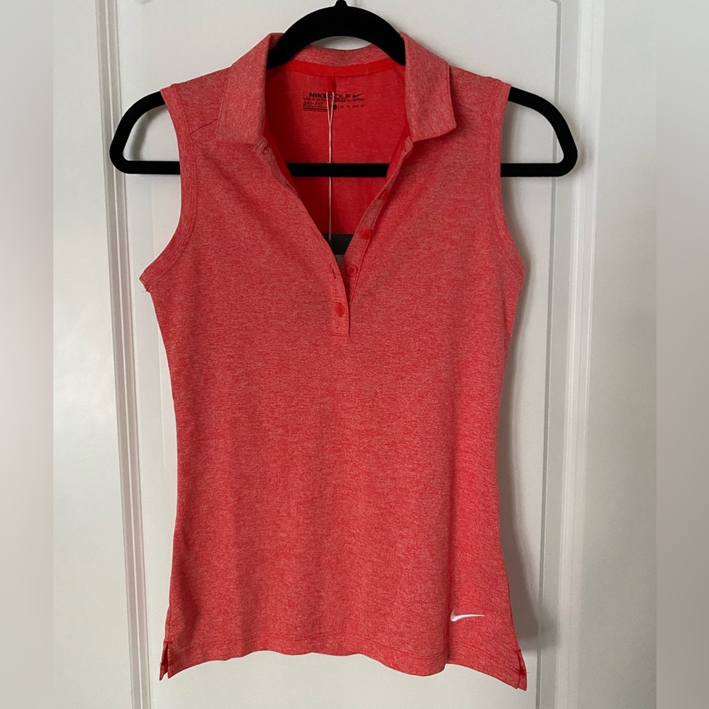 NWT Nike Golf Dri-fit women’s sleeveless polo - size XS